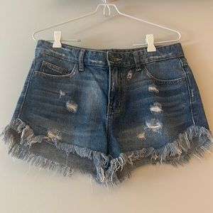 Free People Jean Shorts